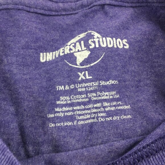 UNIVERSAL STUDIOS FLORIDA PURPLE GRAPHIC T-SHIRT MENS SIZE XL - Picture 4 of 4